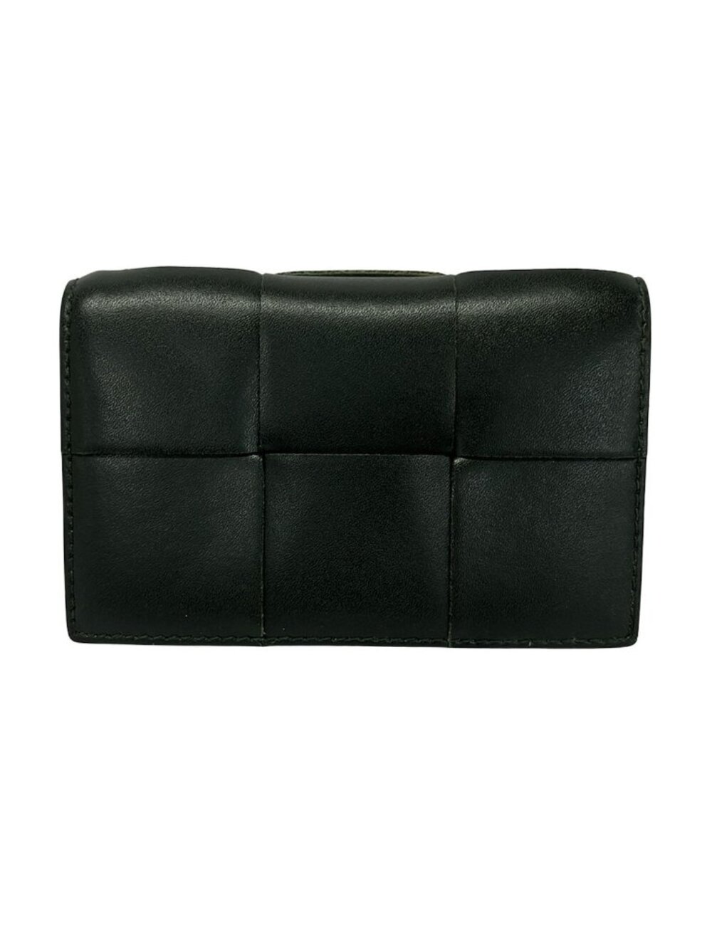 Bottega Veneta Card Case Cassette Dark Gray